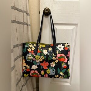 Kate Spade All Day Flower Bed Large Tote and Matching Wallet